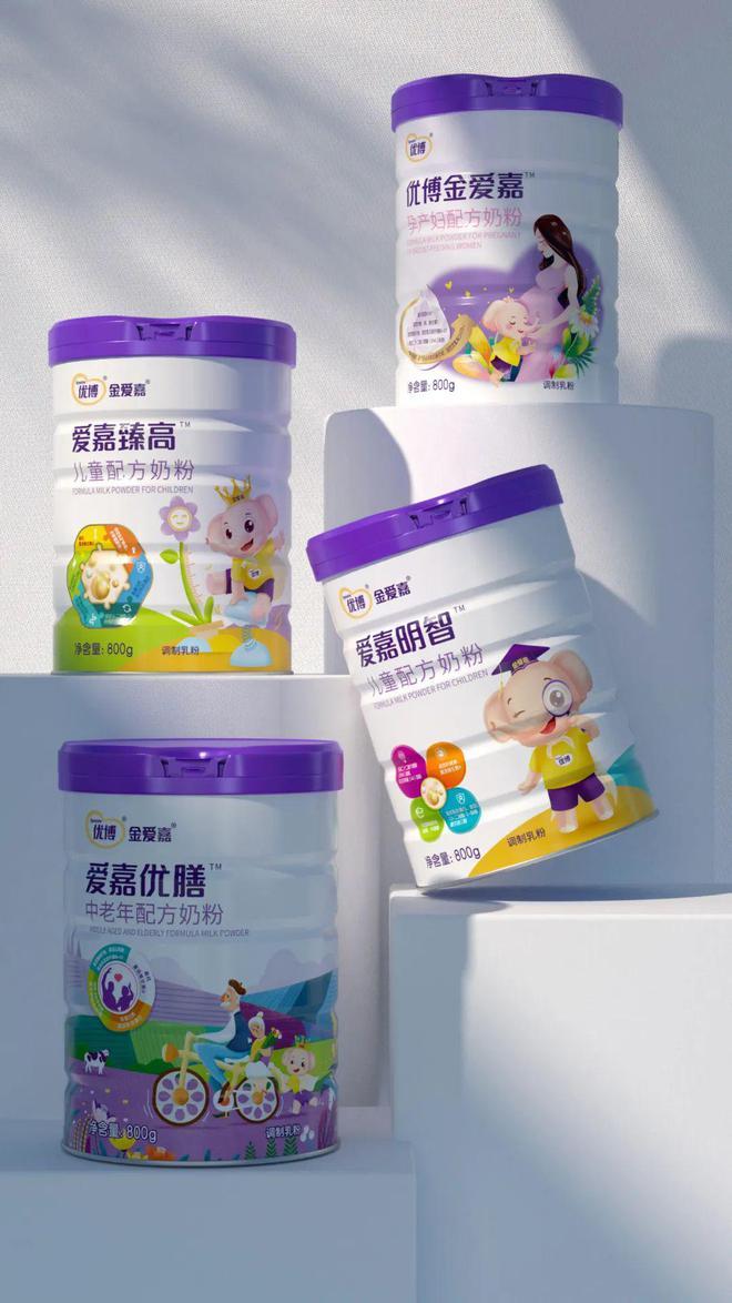 圣元优博 ·金爱嘉 IP升级&奶粉包装设计-西林设计 - 知乎