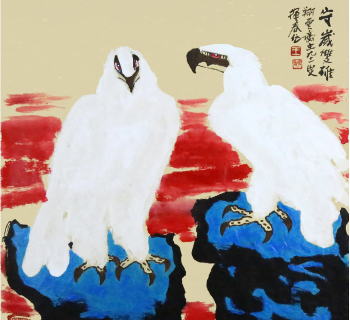 王挥春：当代重彩写意花鸟代表画家，现任湖社画会会长 - 知乎